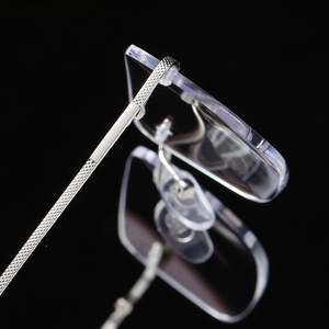 Lunettes de lecture presbyopes sans monture en métal avec verres découpés anti-lumière bleue pour hommes et femmes 2023 - Product Image 3