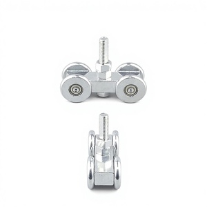 Quadratischer Stahl 4-Rad Schwerlast-Schiebetür-<span class=keywords><strong>Roller</strong></span> Modernes Außendesign Hängende Schienenrolle Langlebig Geräuscharm 8mm - Product Image 5