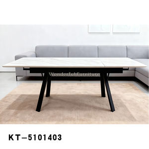 Table de salle à manger moderne extensible en pierre frittée 180/ 240x90 pour <span class=keywords><strong>restaurant</strong></span> - Product Image 3