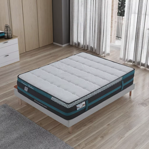 Colchón de muelles de bolsillo y cama de alta calidad, 13 pulgadas, OEM/ODM, tamaño Queen híbrido - Product Image 1