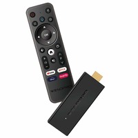 Wesopro G2 Smart IPTV Dongle 4K Android TV Stick 2 Go RAM 16 Go ROM Wi-Fi 6 double bande 2,4 GHz 5,0 GHz avec télécommande Bluetooth ATV vs Fire Mi