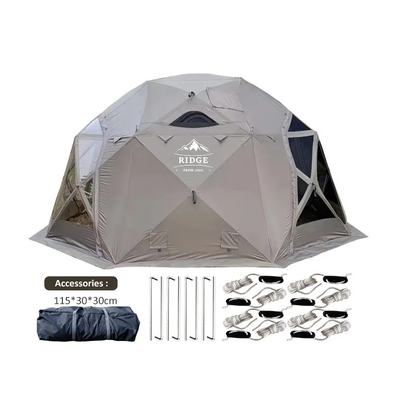 Yeni ürünler yıldız kamp çadırı taşınabilir katlanır çadır kamp açık 3-4 kişi dış mekan çadırları su geçirmez kamp aile