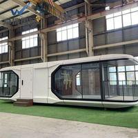 Capsule spatiale préfabriquée dosette de couchage intelligente chambre d'hôtel modulaire pour appartement auberge bureau vie confortable