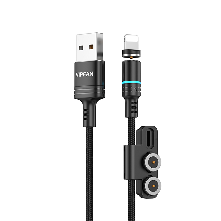 Оптовая продажа от производителя, магнитный USB-кабель для зарядки с логотипом на заказ от производителя 3 в 1, магнитный кабель для передачи данных