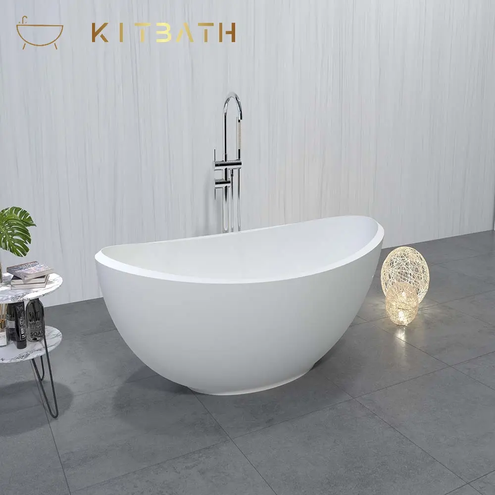 Kitbathホットセールアメリカン自立型アクリル浴槽お手入れが簡単家庭用浴槽スパ用自立型浴槽お楽しみください