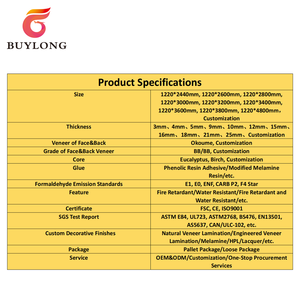 Pegamento para Pisos Tipo I Resistente al Agua, Suministro de Fábrica, 5mm 9mm 12mm 15mm 18mm 25mm, Madera Contrachapada Impermeable para Cocina y Pisos de Madera - Product Image 4