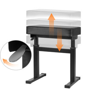 Banc de <span class=keywords><strong>piano</strong></span> réglable à levage <span class=keywords><strong>hydraulique</strong></span>, tabouret universel de performance pour clavier et <span class=keywords><strong>piano</strong></span> - Product Image 5