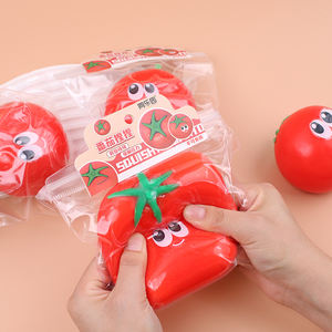 Nuevo Juguete Antiestrés de TPR con Forma de Tomate Líquido de 7.5cm para Niños y Adultos, Souvenir Creativo para Aliviar el Estrés, para Edades de 5 a 7 Años - Product Image 2