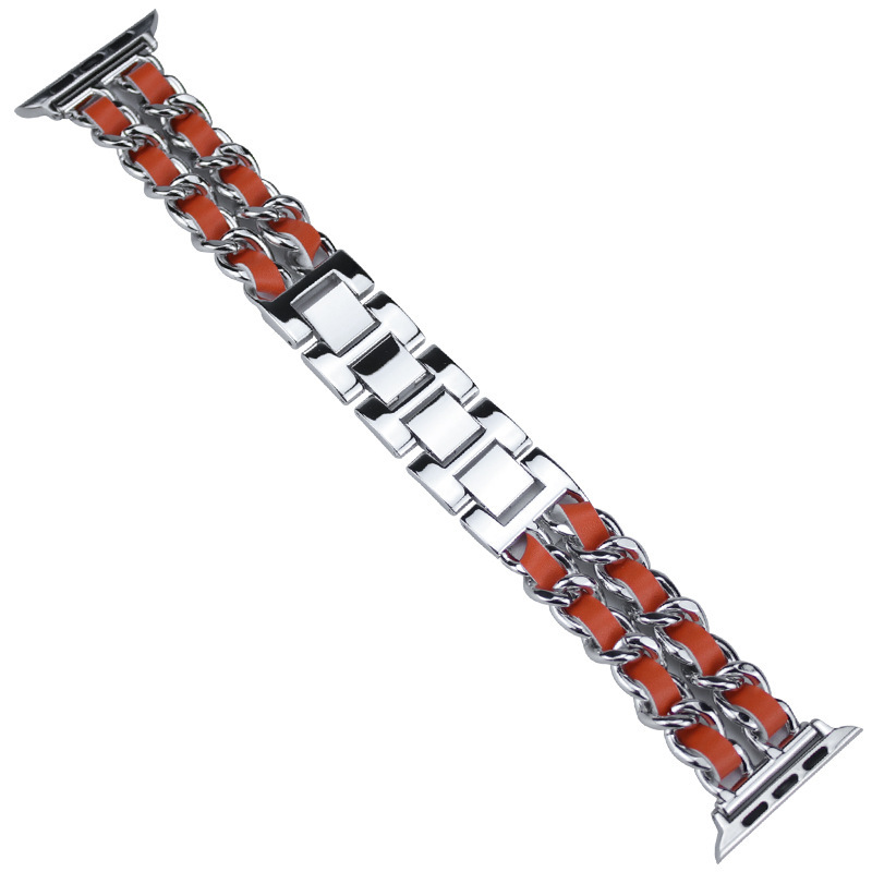 Argent avec orange
