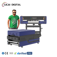 Impresora DTF de inyección de tinta A1 automática de bajo precio al por mayor con 2 cabezales I3200 para impresión deportiva