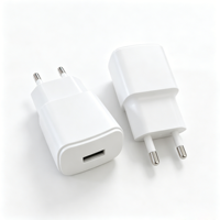 Adaptor Daya Grosir Single Port QC 5V 3A 9V 2.25A 12V 1.8A Colokan EU untuk Kamera, Tablet, Speaker, dan Pengisi Daya Cepat Ponsel