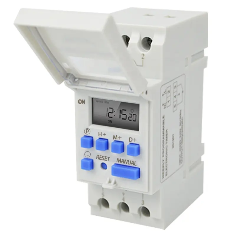 THC15A small microcomputer time control switch electric box guide rail THC15A electronic time controller timer