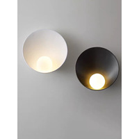 Applique murale LED moderne en fer, tricolore, 220V, design minimaliste, pour salon, couloir, escalier, lumière du jour 6000K, 1200 lumens