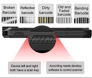 Terminale palmare robusto CENAVA Win10 Ip67 pda industriale portatile impermeabile con Scanner di codici a barre NFC - Product Image 3
