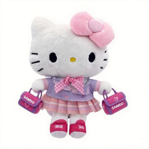 カスタム学生風エンジェルキャットぬいぐるみ制服ソフトぬいぐるみPP綿入りOEM ODM子供向けパーソナライズギフト - Product Image 4