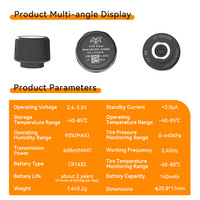 Capteurs TPMS et capteurs Bluetooth compatibles 4x pour la surveillance de la pression des pneus, système Autel, capteurs BLE TPMS