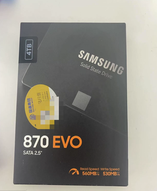 870 EVO 4TB SATA III SSD High Speed 2.5 Inch 7mm Internal Storage for Desktop Laptop Enterprise Grade Durability TLC Metal Shell