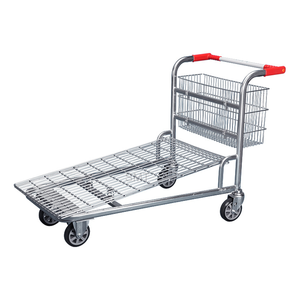 Carrello Logistico con Ruote e Maniglia Grande per Magazzino, in Acciaio - Product Image 2