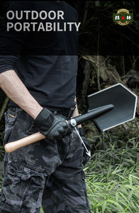 Легкий вес деревянная ручка Автомобильная аварийная Лопата садовая уличная Лопата OEM на заказ - Product Image 6