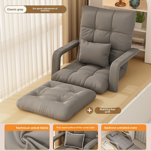 Chaise pliante inclinable de chevet pour dortoirs <span class=keywords><strong>étudiant</strong></span>s maison matelas Tatami pliant pour une <span class=keywords><strong>personne</strong></span> peut s'allonger ou dormir canapé-lit - Product Image 4