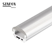 ALU1815C 18mm * 13.5mm PC Focus 90 degrés a mené le profil en aluminium
