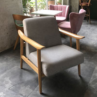 Fauteuil de Salon Design Moderne en Velours et Cuir – Chaise de Loisirs Luxueuse