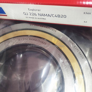 Buen precio 130*230*40mm Rodamiento de bolas de contacto de cuatro puntos QJ226 N2MA Rodamiento de bolas de contacto angular QJ226 <span class=keywords><strong>NAMA</strong></span>/C4B20 - Product Image 2