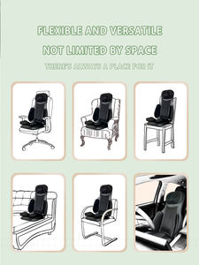 YIJIE YJ-628J-3 Tragbares Elektrisches <span class=keywords><strong>Shiatsu</strong></span> Lendenmassagekissen mit Heizfunktion, Tiefengewebemassage für Nacken und Körper, Zeitsteuerung - Product Image 3