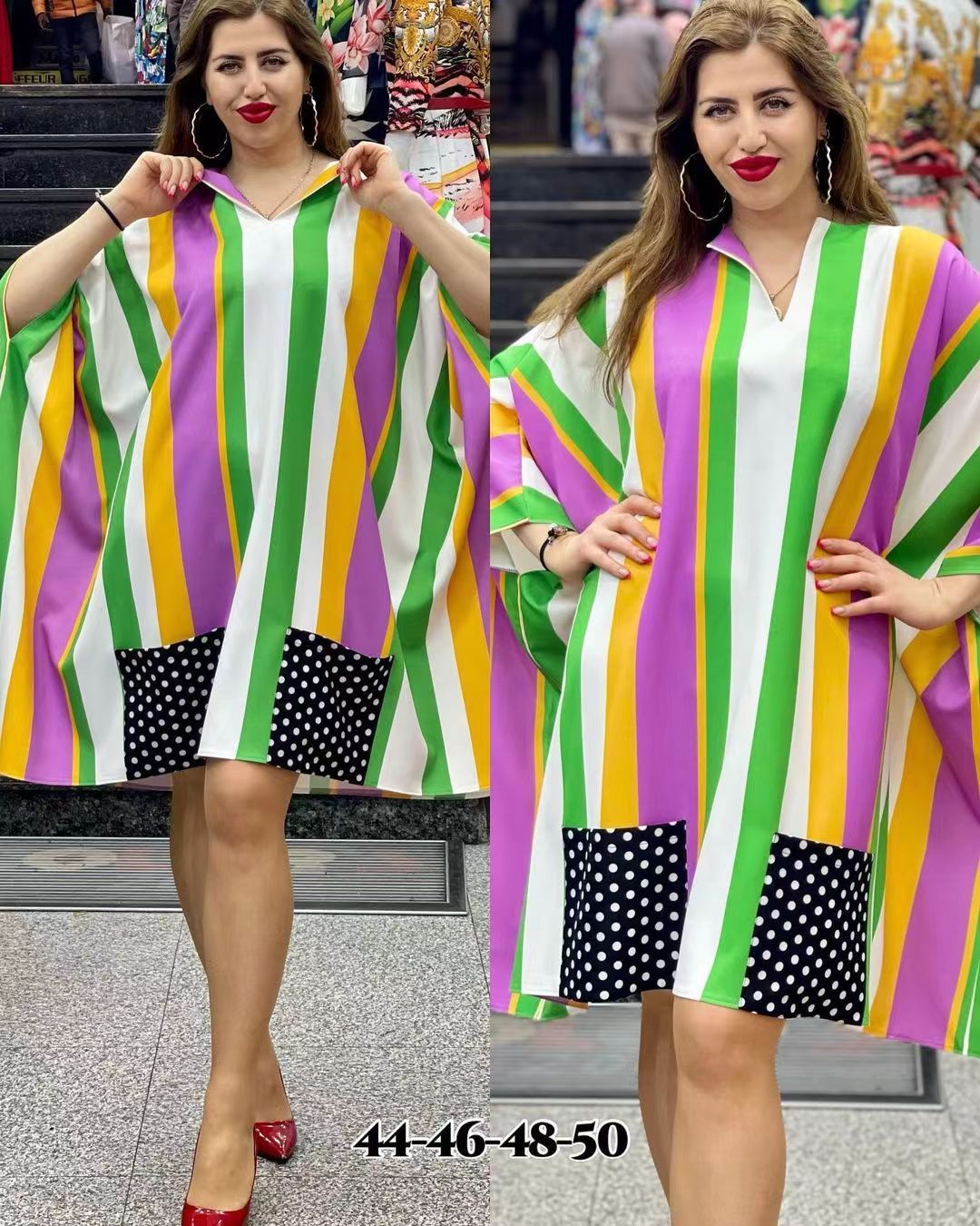 fashion print loose dress Vintage Print Dress Loose Appear Thin Simplicity Fashion Women Autumn New Arrival Casual Irregular Korea Dress