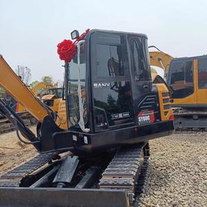 Excavatrice SANY 60C 6 tonnes d'occasion, excavatrice sur chenilles efficace Kawasaki, avec moteur, pompe, moteur électrique et boîte de vitesses - Product Image 6