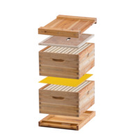 Neue Witbee Langstroth Migratory Top Cover 10-Rahmen-Bienenstock, gut belüftet, isoliert, 19 mm dick, aus chinesischer Fichte und Sperrholz