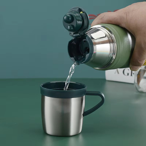 680ml 304 thép không gỉ chân không <span class=keywords><strong>Flask</strong></span> Bộ quà tặng 1pcs Bullet phích 3pcs ly xách tay cách nhiệt cốc cà phê cốc - Product Image 5