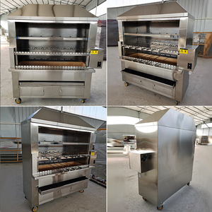 Griglia <span class=keywords><strong>per</strong></span> <span class=keywords><strong>Barbecue</strong></span> Brasiliano in Acciaio Inox 304, <span class=keywords><strong>Girarrosto</strong></span> Multispiedo Rotante, Compatibile con Funzionamento <span class=keywords><strong>a</strong></span> Carbone, <span class=keywords><strong>Gas</strong></span> ed <span class=keywords><strong>Elettrico</strong></span> - Product Image 3