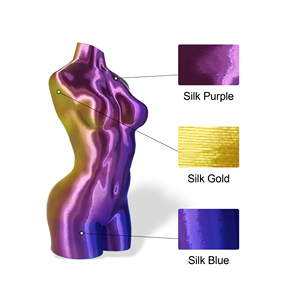 สวัสดี 3D ไส้พลาสติก PLA แบบสามสี รุ่น After Rain Have Rainbow เนื้อสัมผัสเนียนนุ่ม ผลิตภัณฑ์พลาสติก น้ำหนัก 1 กิโลกรัม ขนาดเส้น 1.75 มม. สีสามสี - Product Image 2