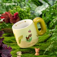 Tazza in Ceramica YEKEA con Animali Carini, Disegnata a Mano, Tazza da Caffè Unica con Manico Spesso, Bicchiere Estetico, Prezzo all'Ingrosso