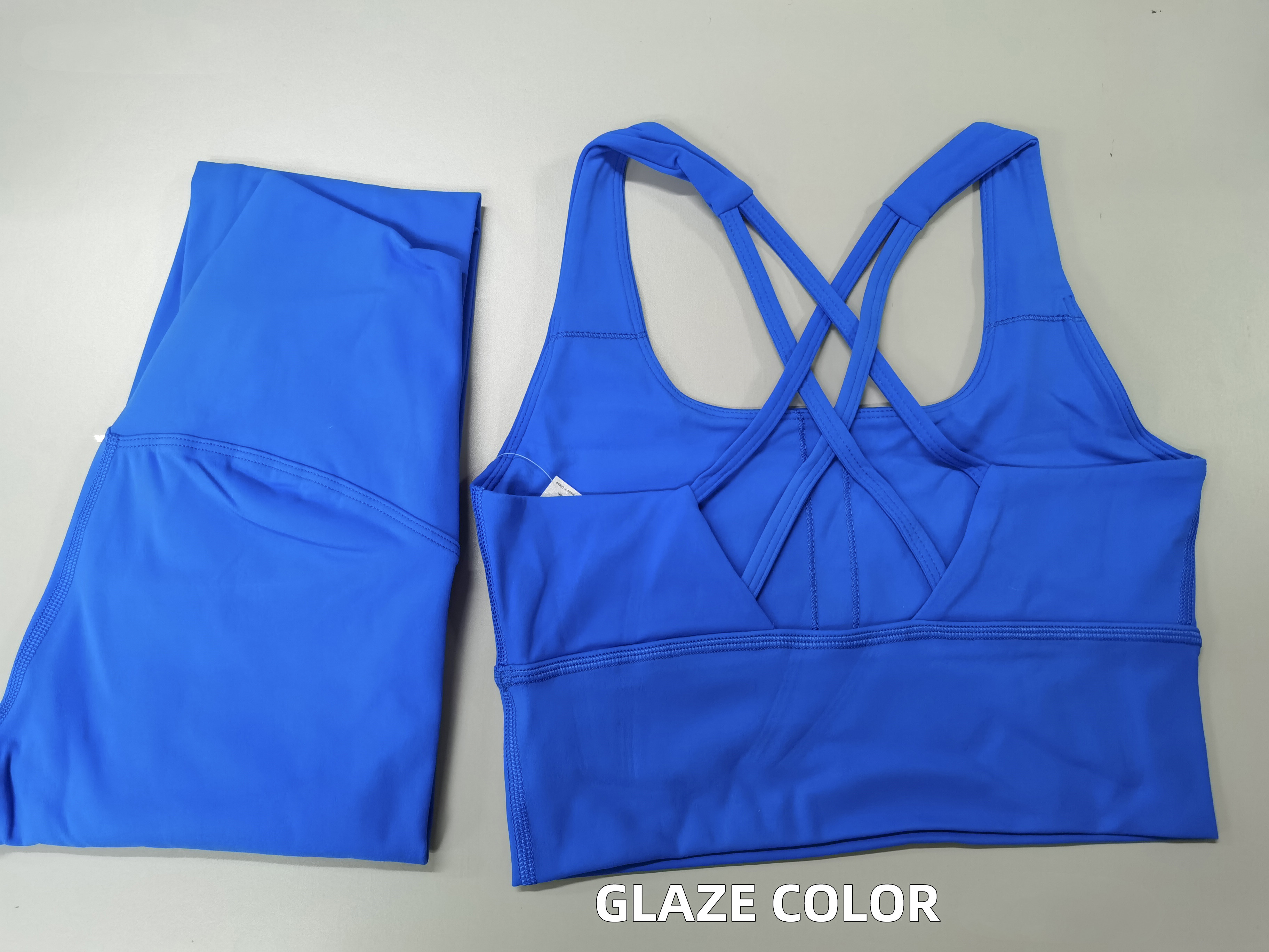 Glaçage bleu
