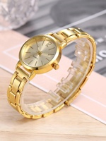 Ensemble de bijoux montre à quartz minimaliste en alliage Y27, 5 pièces, pour femme, vente en gros, montre femme, montre pour femme pour le quotidien professionnel ou cadeau