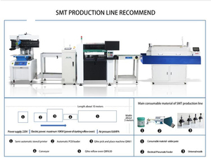 Máquina de Montagem de Componentes SMT/SMD de 4 Cabeças com Luz LED para Mesa, 38 Alimentadores, Componentes Essenciais do Motor PLC, Alta Velocidade - Product Image 4