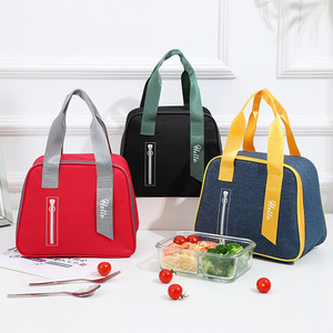 Bolsa Térmica Reutilizable para Comestibles, Bolsa de Transporte Aislada, Bolsa de Almuerzo Oxford para Alimentos - Product Image 6