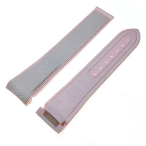 Bracelet de montre en caoutchouc souple <span class=keywords><strong>Mission</strong></span> <span class=keywords><strong>to</strong></span> <span class=keywords><strong>Moon</strong></span> Curve End 20 mm avec fermoir déployant - Product Image 6