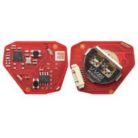 Xhorse XKTO25EN 2nd Generation Wire 2 Buttons Remote Key with Uncut Blade Replacement for Car Key Fob Housing