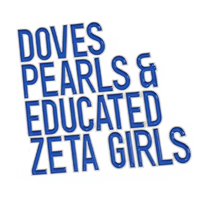 Nouveaux bijoux personnalisés pour femmes, lettres en ruban rouge, blanc et bleu, Sorority PYRAMIDS DOVES PEARLS EDUCATED ZETA GIRLS, mariage