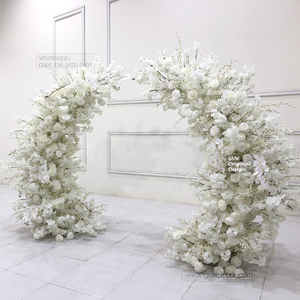 Arco Floral Artificial de Lujo GNW <span class=keywords><strong>2022</strong></span> con Marco de Hierro para Fondo de Boda, Halloween, Día del Padre - Tamaño y Color Personalizables - Product Image 5