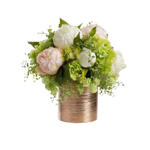 Vase à fleurs luxueux enduit de poudre décoration de fête de mariage et de maison salon Vases à fleurs modernes en forme de Matka - Product Image 6
