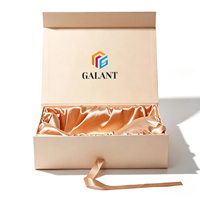 Sous-vêtements pour femmes entièrement conçus sur mesure boîte-cadeau magnétique ruban de carton ondulé stratification mate pour emballage de lingerie de soutien-gorge