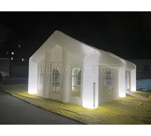 Large LED Inflatable Marquee Inflatable Air Tent House with Blower/Inflatable Lighting Tent for Party Event Exhibition Show