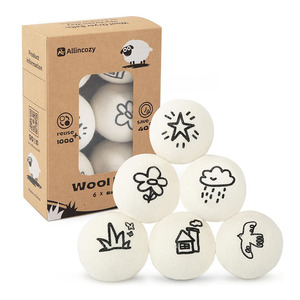 Feutre de <span class=keywords><strong>laine</strong></span> écologique fait à la main de Nouvelle-Zélande pour boule de séchage 7cm bricolage artisanat pour les projets de blanchisserie en gros en vrac de Noël - Product Image 6