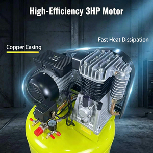 Italie Type 2070 <span class=keywords><strong>Pompe</strong></span> Compresseur d'<span class=keywords><strong>air</strong></span> industriel portable Hf 3hp avec moteur en cuivre 3HP - Product Image 2