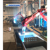 Robot de Soldadura Inteligente de 6 Ejes para Construcción Naval, Soldadura Robótica de Vigas en H, Sin Necesidad de Enseñanza