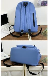 Custom logo <b>Simple</b> Large Capacity Waterproof Oxford School Book Bag <b>Backpack</b> Casual Student <b>Backpack</b> for Kids - Product Image 4